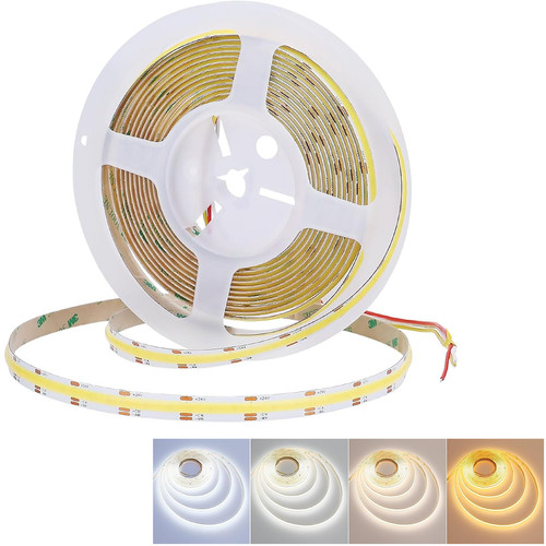 Set strisce led 10m cob - strisce, cct