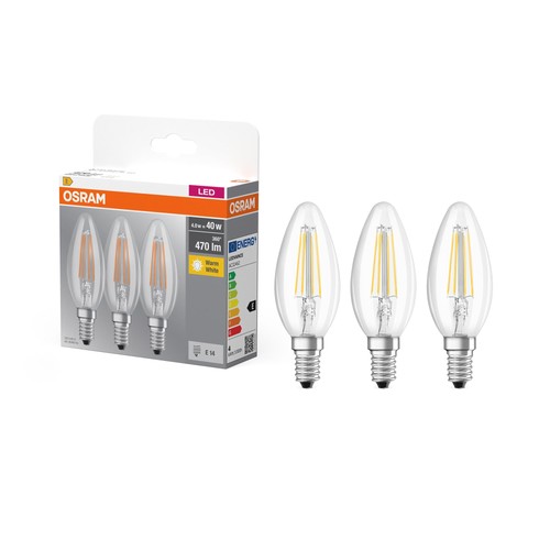 Lampadine led candela - led, 4w