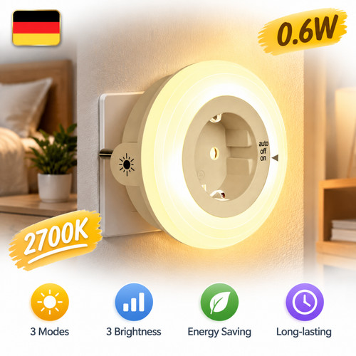 Presa luce notturna 2700k - presa,